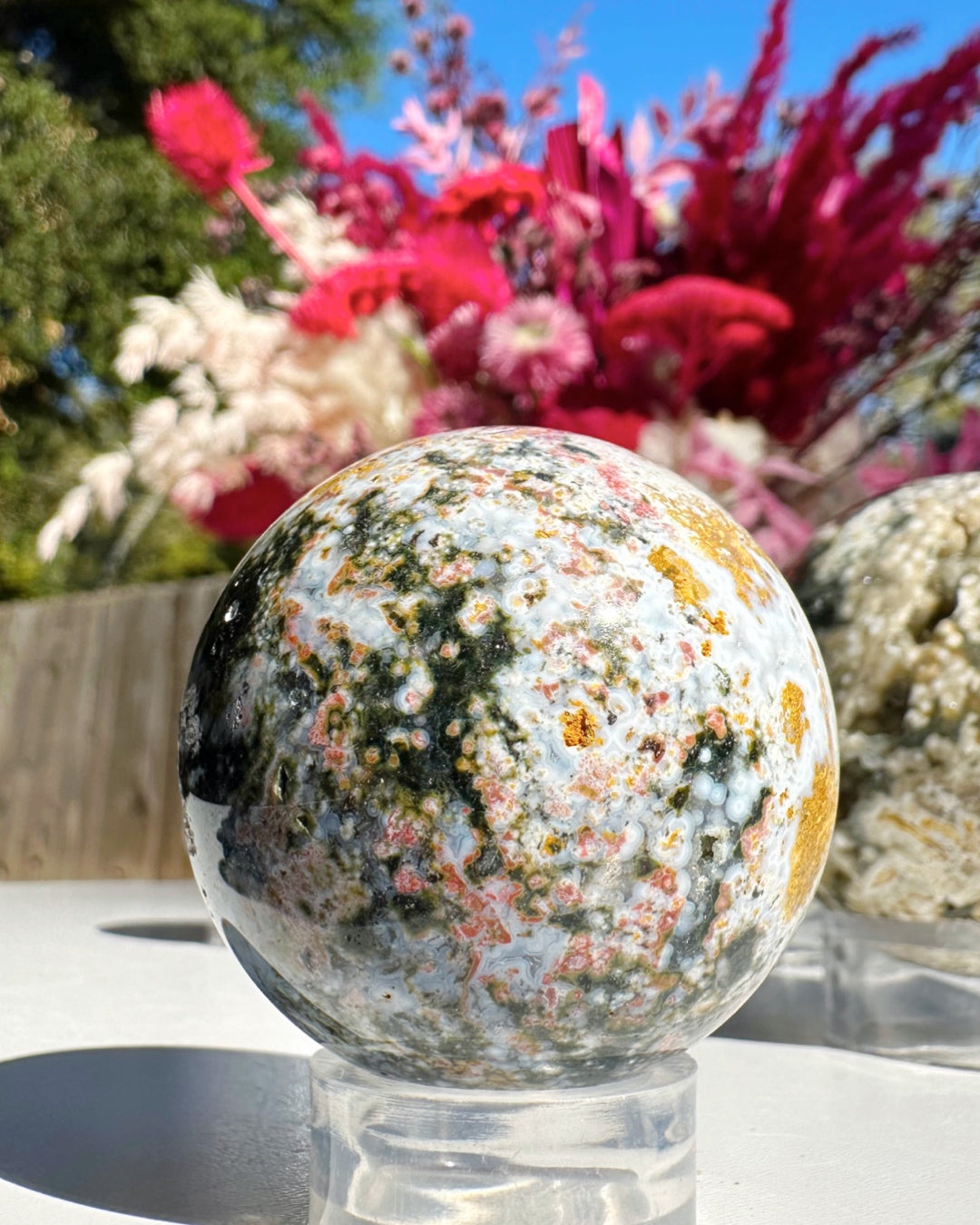 Ocean Jasper Sphere –