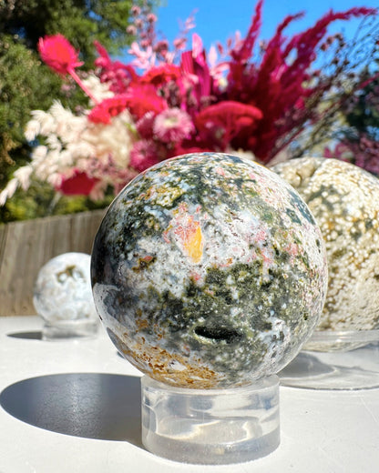 Ocean Jasper Sphere –