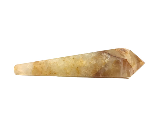 Yellow Golden Healer aka Hematoid Quartz Tapered Point –