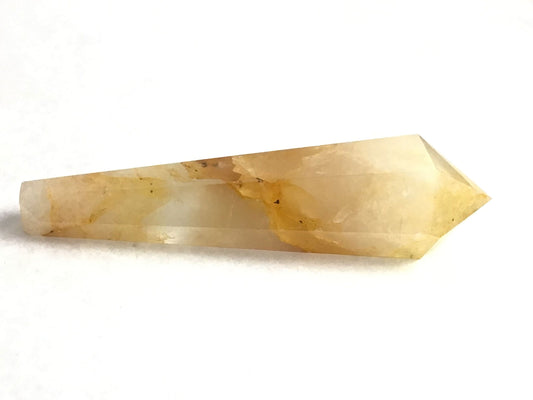 Yellow Golden Healer aka Hematoid Quartz Tapered Point –