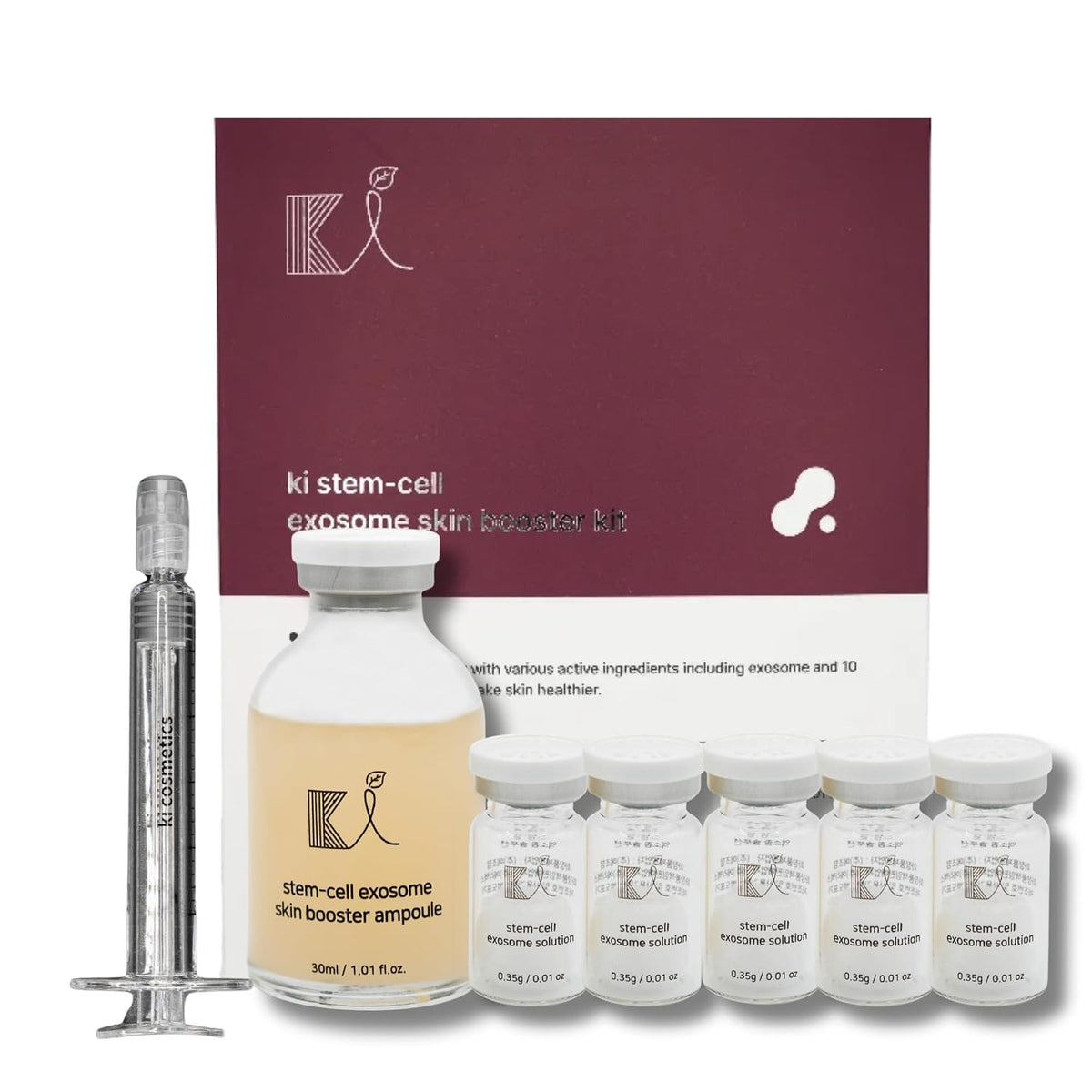 Ki Exosome & PDRN Skin Booster Kit, 30 mL + 5 Vials –