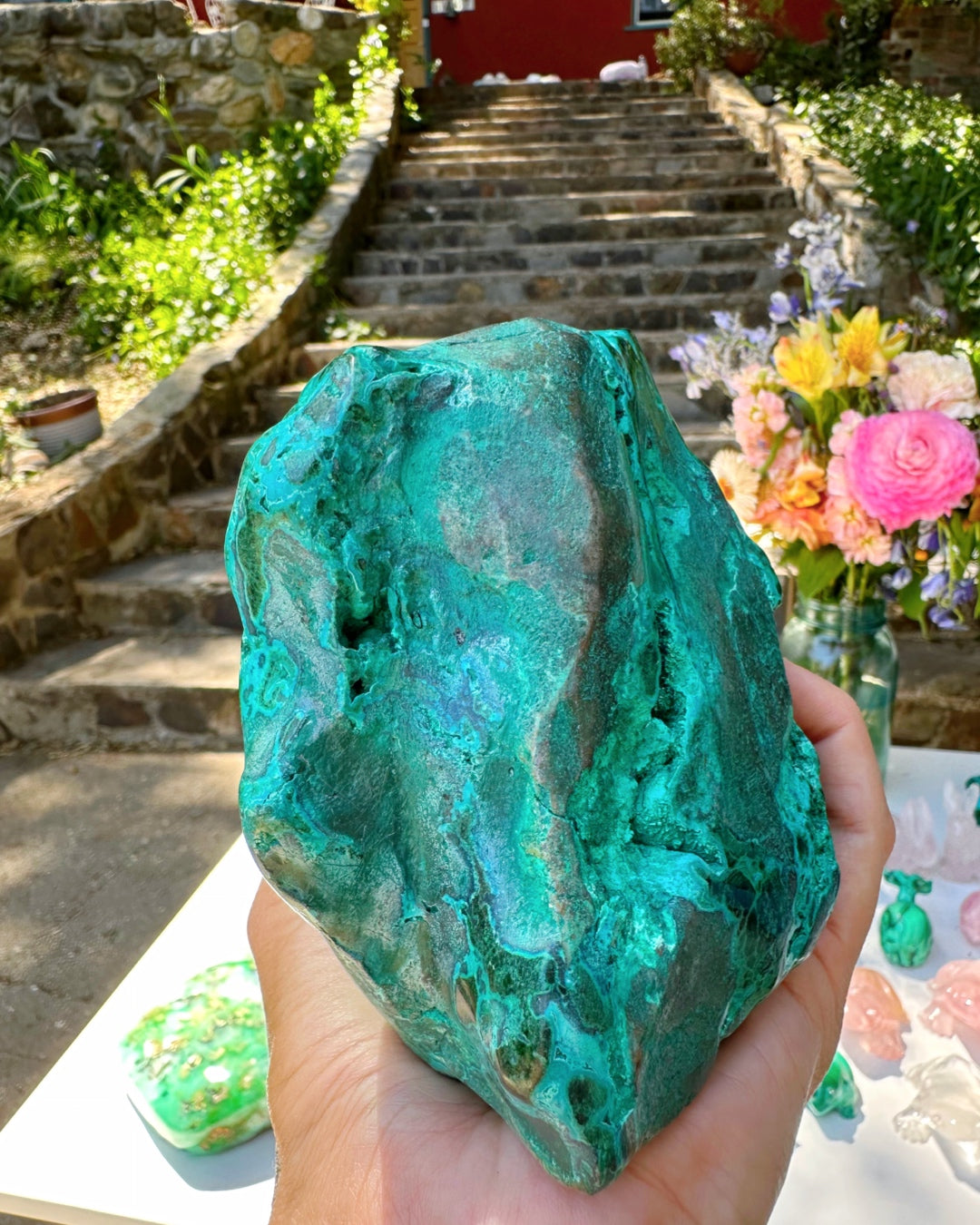 Chrysocolla w/ Malachite –