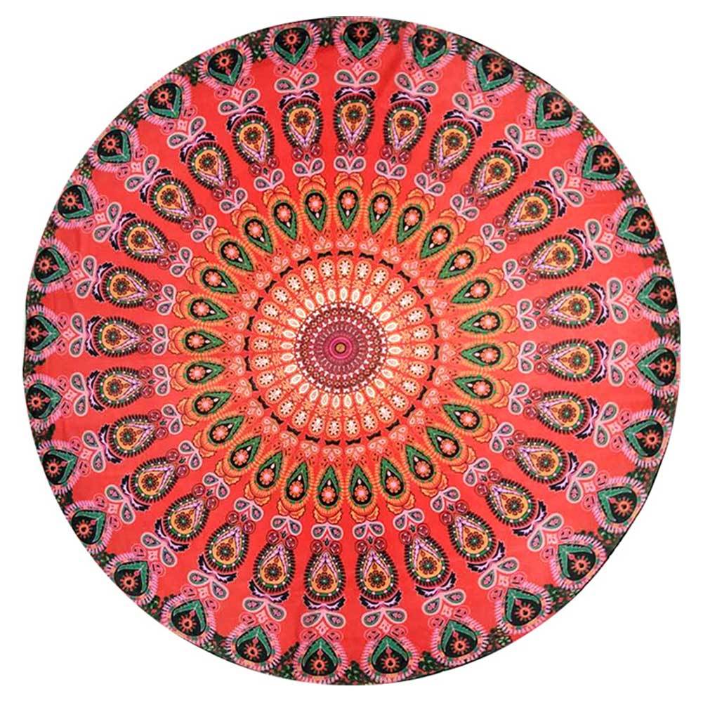 Round carpet scarf mandala tapestry – 0
