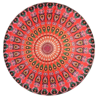 Round carpet scarf mandala tapestry – 0