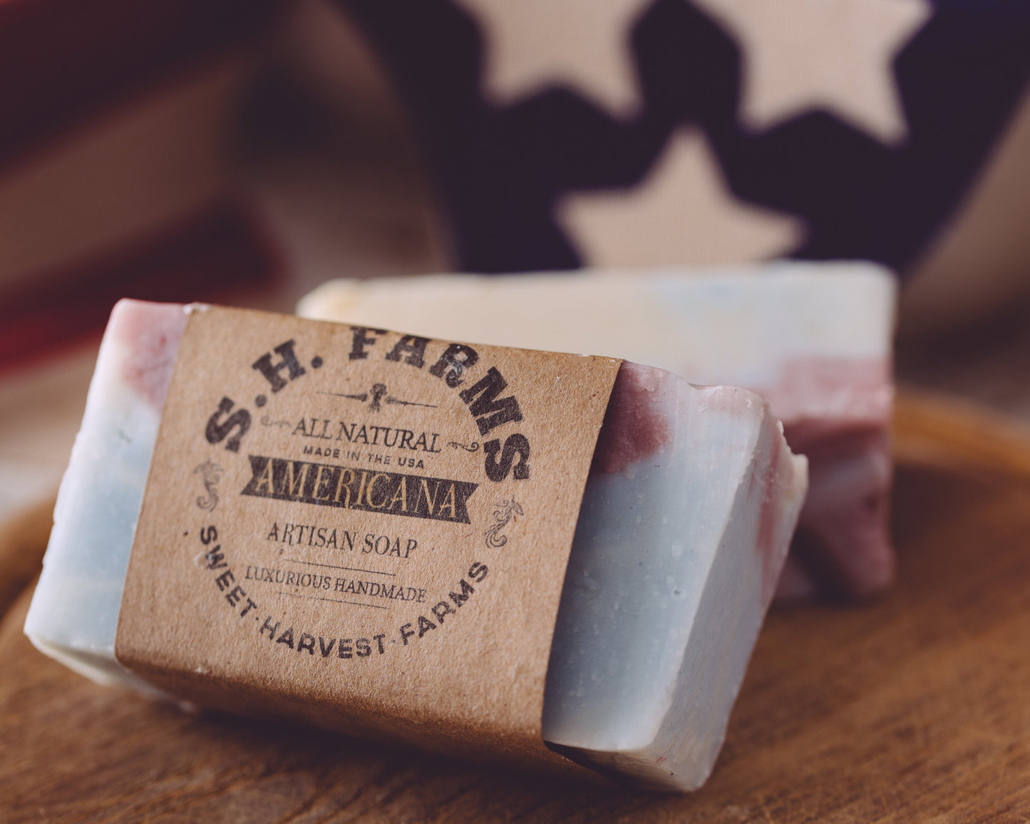 Americana Organic Handmade Soap – Bold, Bright & Clean | Sweet Harvest Farms