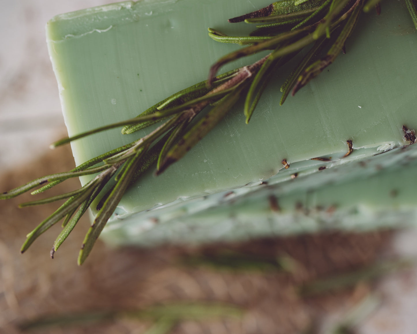 [Rosemary Mint] - Handmade Organic Soap