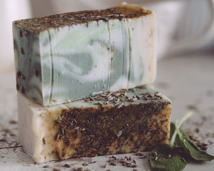 [Lavender + Sage] --  Handmade Organic Soap