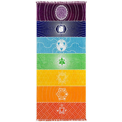 Bohemia India Mandala Blanket Beach Yoga Mat – 0