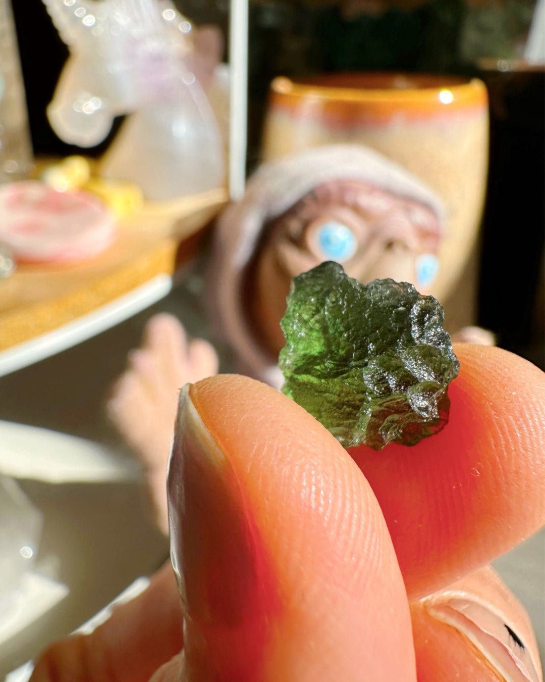 Chlum Moldavite #7 - AA –