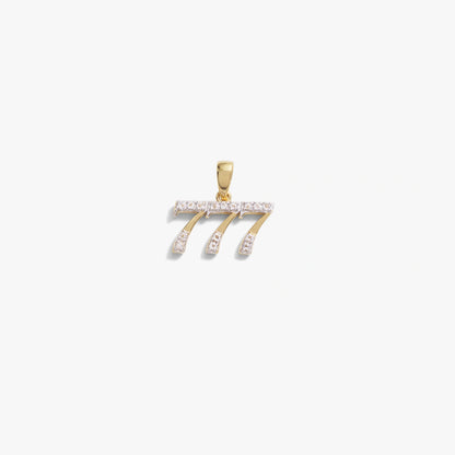 777 Sapphire Angel Number Amulet – Pendants
