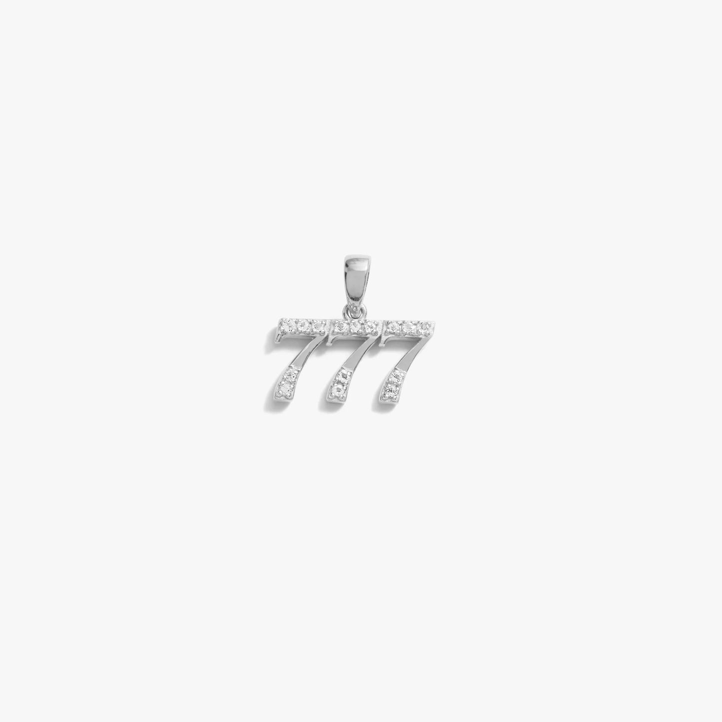 777 Sapphire Angel Number Amulet – Pendants