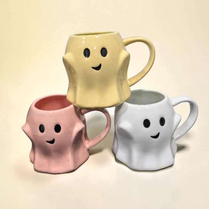 Ghost Coffee Mug, 14.8 oz | Cute Halloween Cup