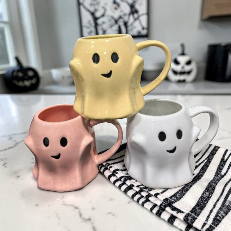 Ghost Coffee Mug, 14.8 oz | Cute Halloween Cup