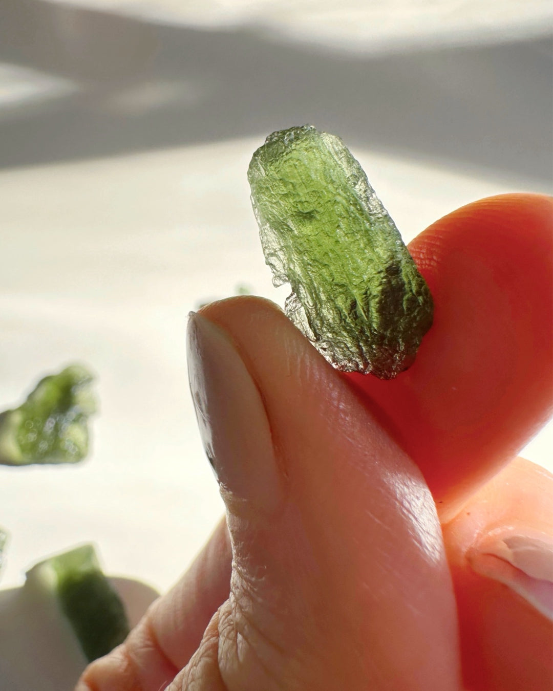 Chlum Moldavite #8 - AA –