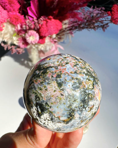 Ocean Jasper Sphere –