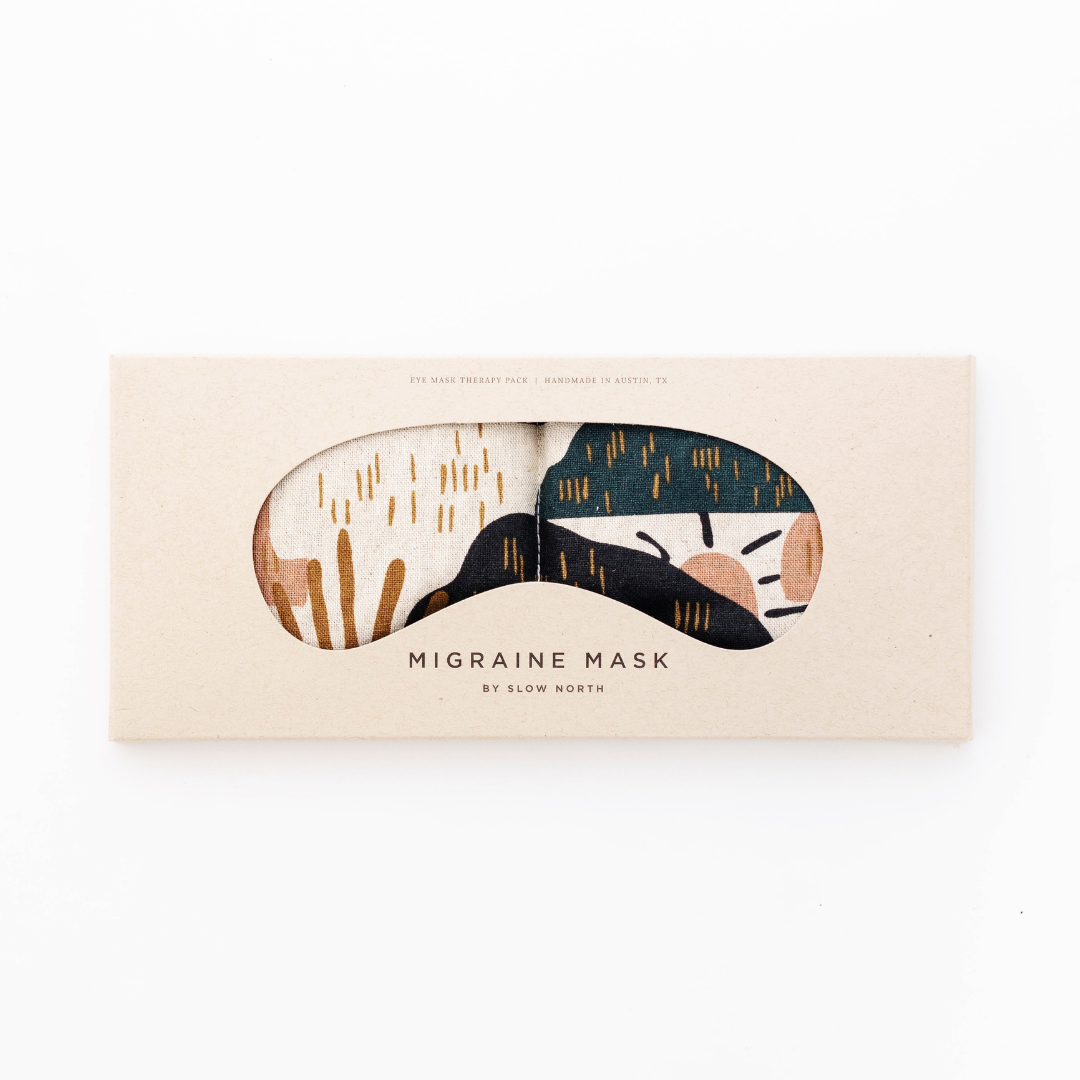 Eye Mask + Neck Wrap Bundle - Rainbow Hill