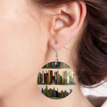 BOOK LOVER EARRINGS (PAIR) –