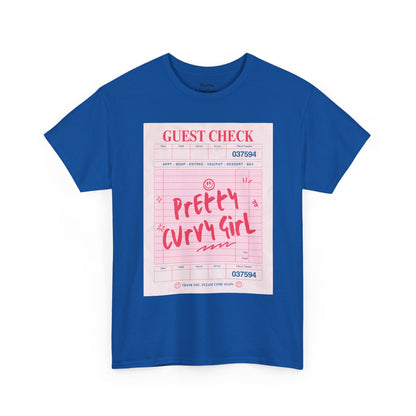 Pretty Curvy Girl Graphic T-Shirt | Body-Positive Tee