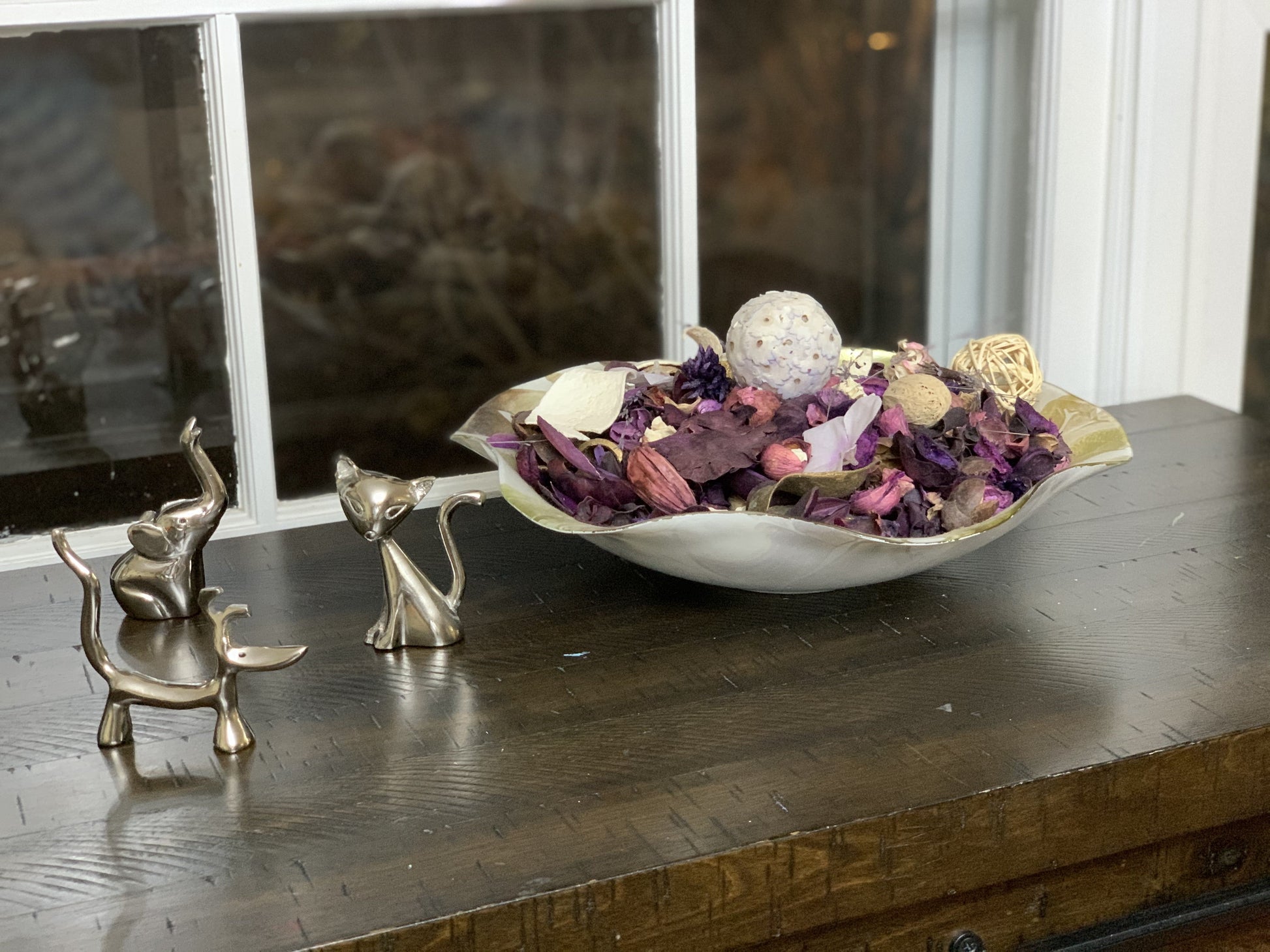 Vibhsa Dog Cat & Elephant Ring Holders Set - Silver – Collectibles