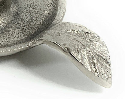 Vibhsa Taper Candlestick Holder Dish-Silver – home Decor