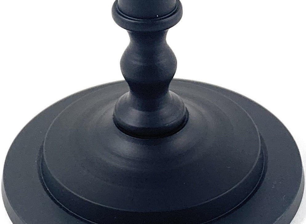 Vibhsa Pillar Candle Holder - Matte Black (7"H) – Candle Holder