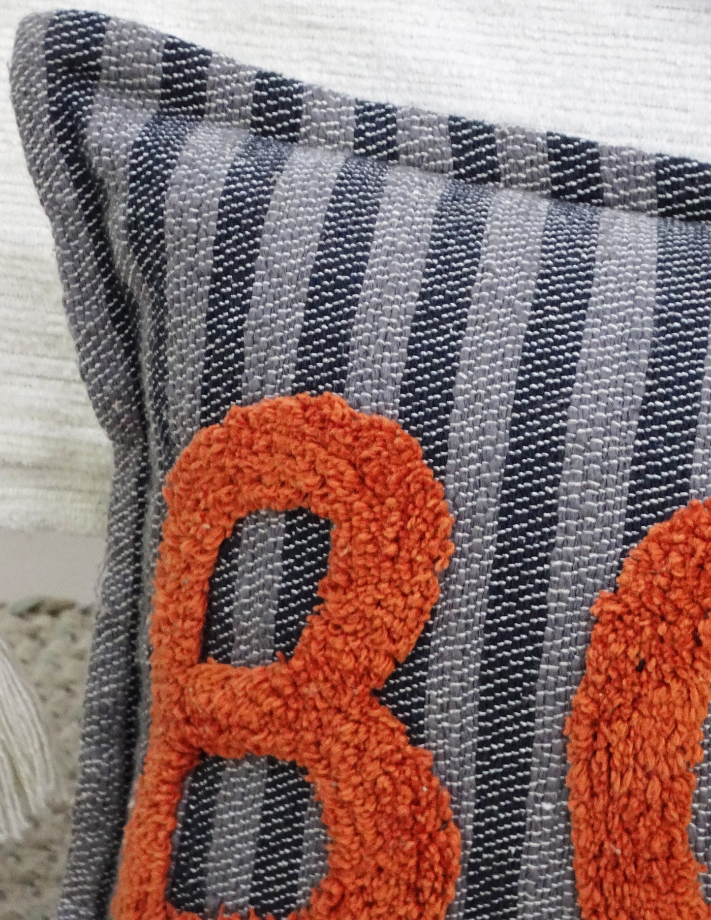 Vibhsa Halloween Throw Pillow Texted BOO! 14" x 24"