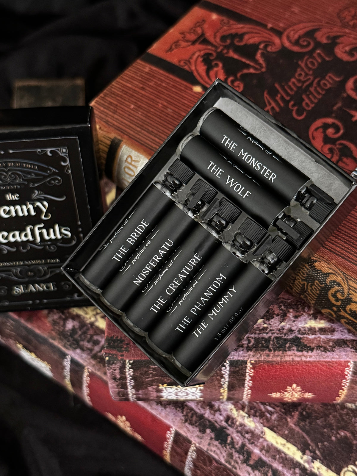 The Penny Dreadfuls Perfume Oil Sample Set, 7 Scents