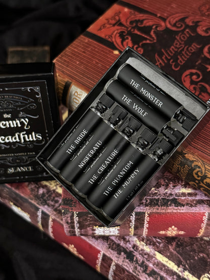 The Penny Dreadfuls Perfume Oil Sample Set, 7 Scents