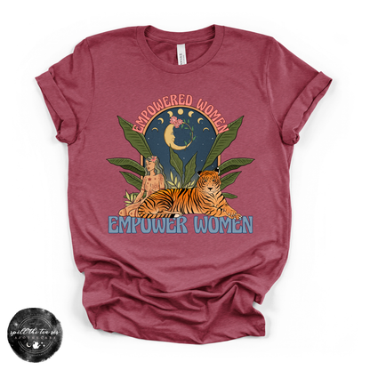Empowered Women Empower Women Tee | Feminine Strength Graphic T-Shirt