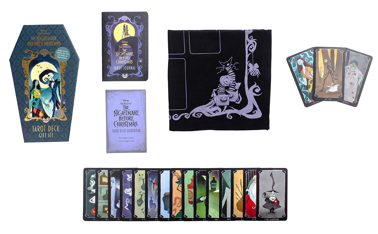 Nightmare Before Christmas Tarot Deck Gift Set – Hardcover