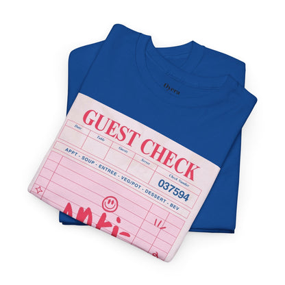 Anti-Social Graphic T-Shirt – Retro Guest Check Tee