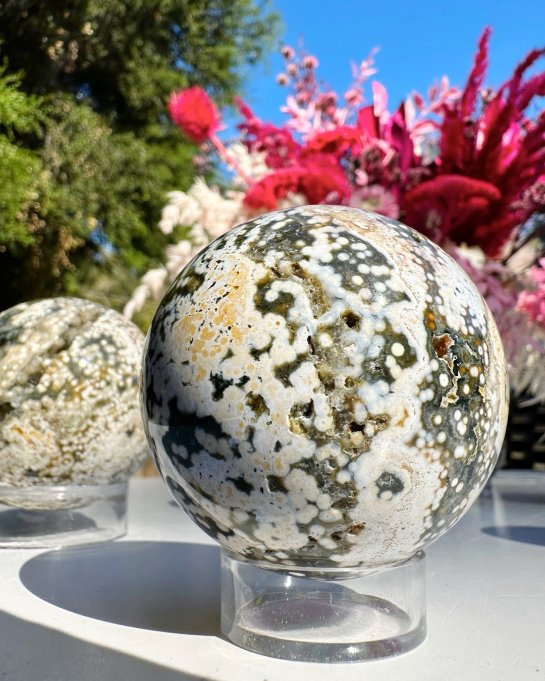 Ocean Jasper Sphere –
