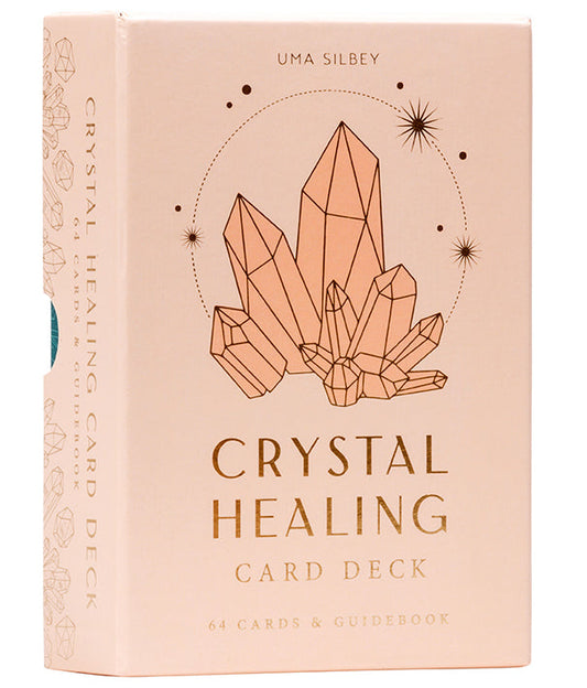 Crystal Healing Oracle Cards - 64 Card Deck & Guidebook – Card Deck