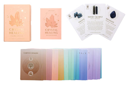 Crystal Healing Oracle Cards - 64 Card Deck & Guidebook – Card Deck