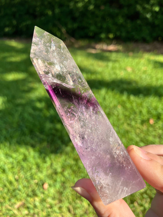 Phantom Amethyst Obelisk - High Quality - Brazil –