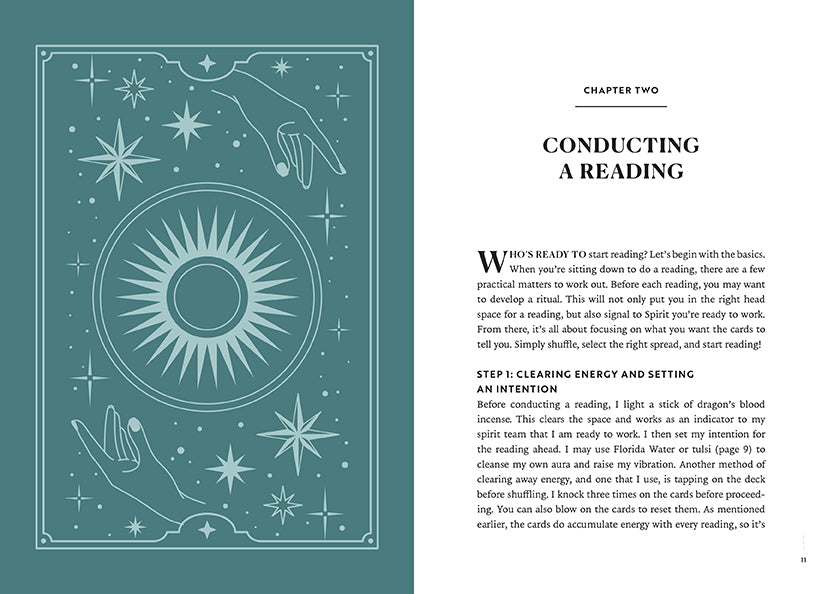 Reading Tarot - Beginner's Guide Book by April Wall – Hardcover