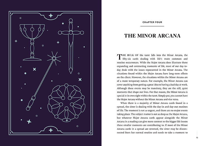 Reading Tarot - Beginner's Guide Book by April Wall – Hardcover