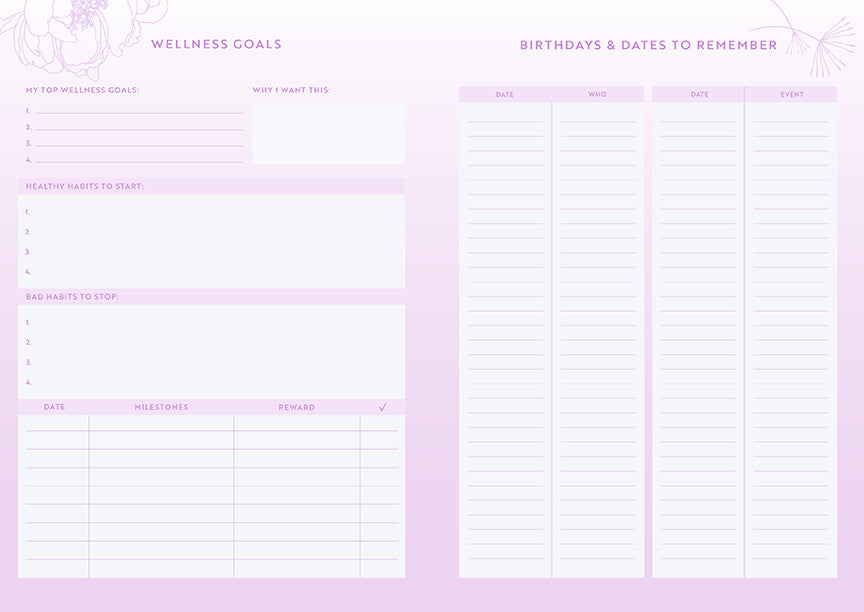 Wellness Notebook Set – Softcover
