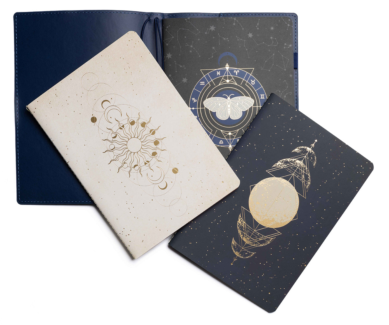 Sun Moon Rising Astrology Journal Set - 3 Notebooks – Softcover