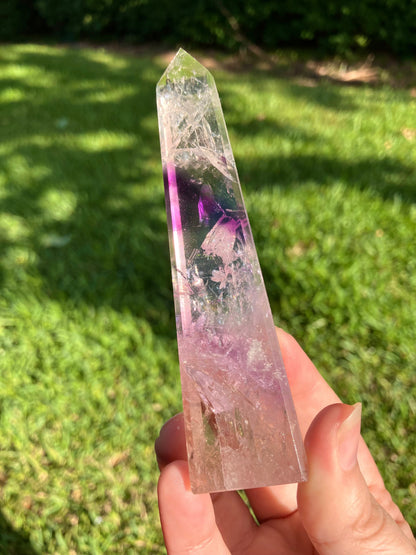 Phantom Amethyst Obelisk - High Quality - Brazil –