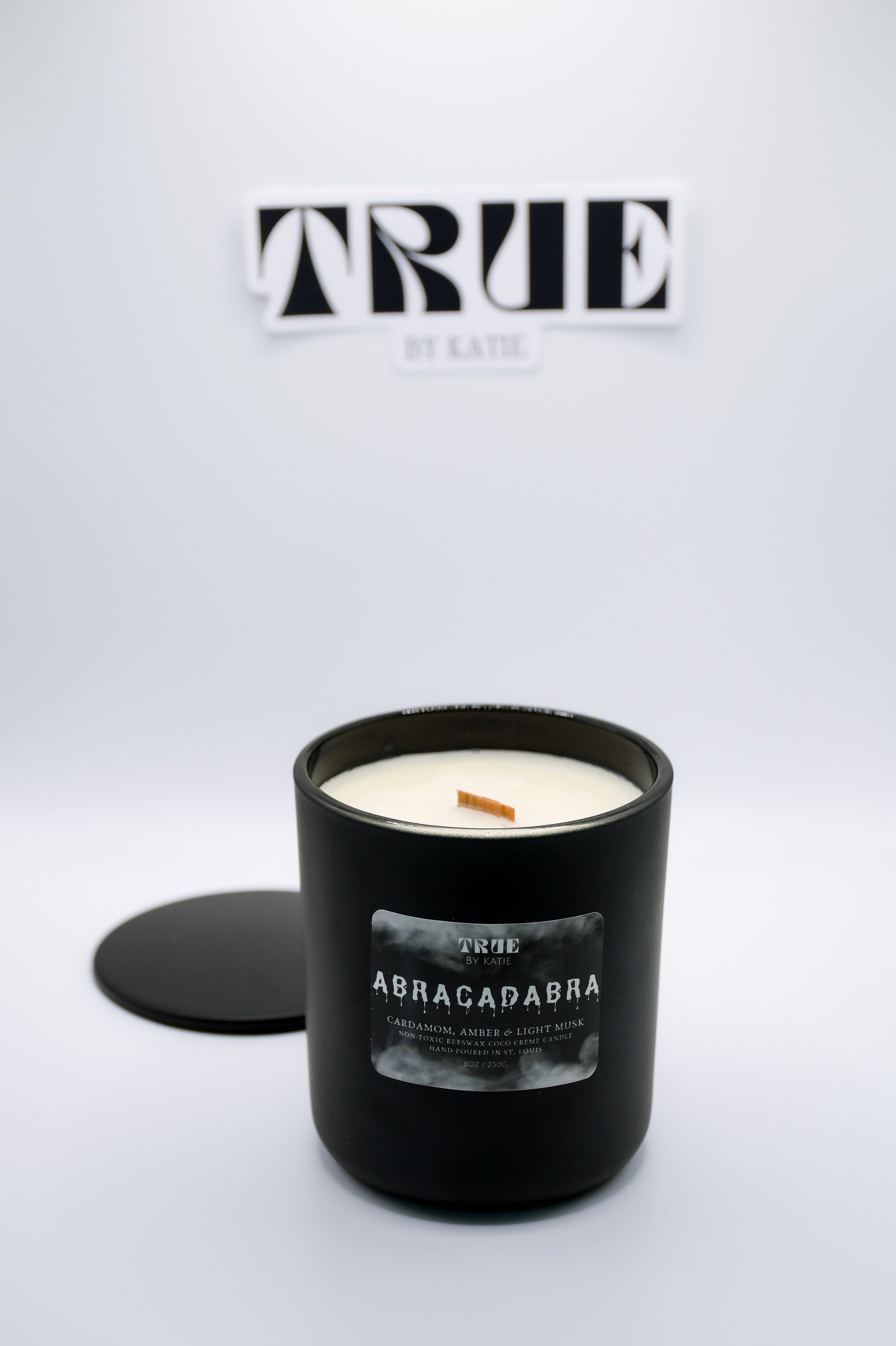 Cardamom Orange Candle - 8oz Beeswax Refillable – non toxic candle