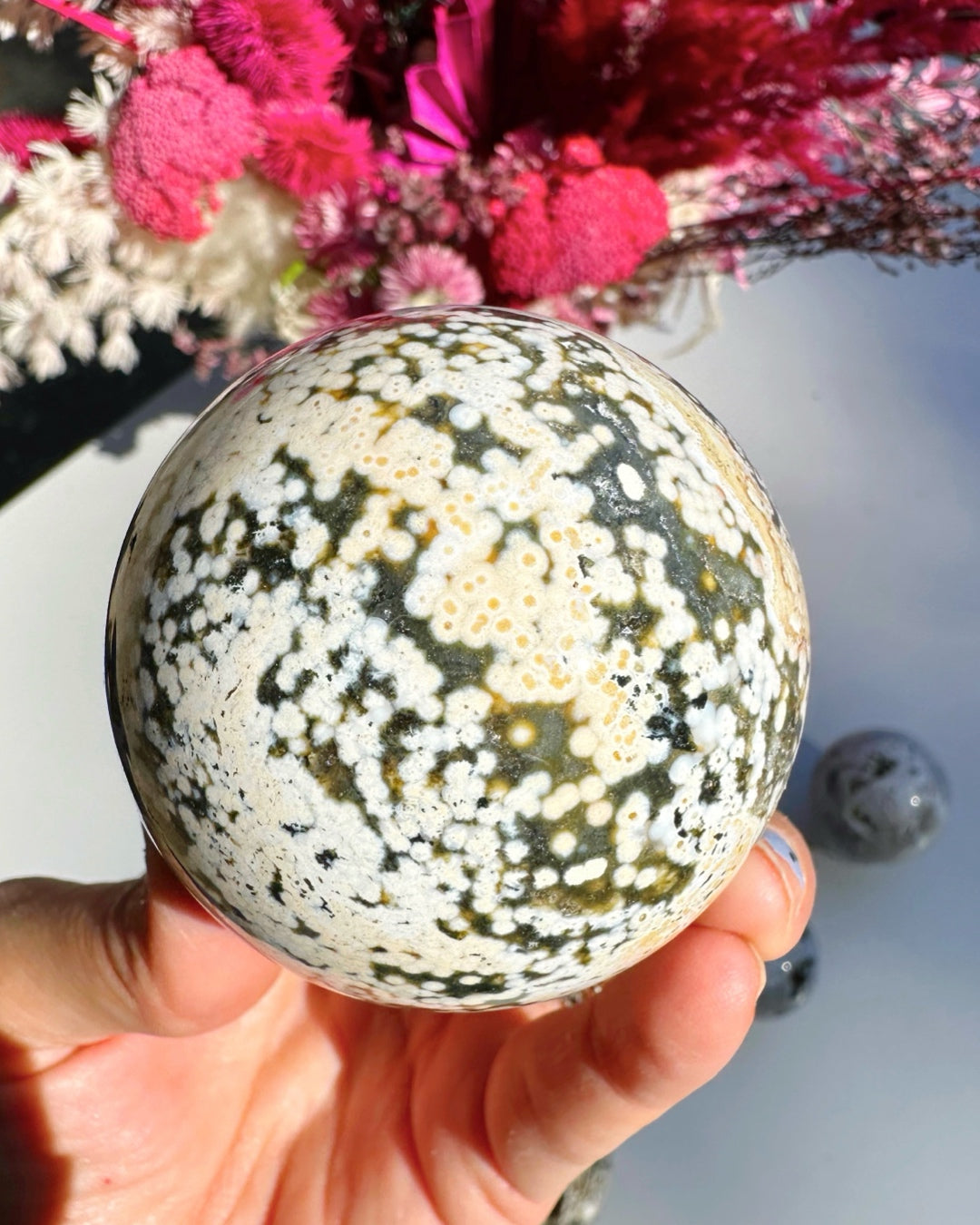 Ocean Jasper Sphere –