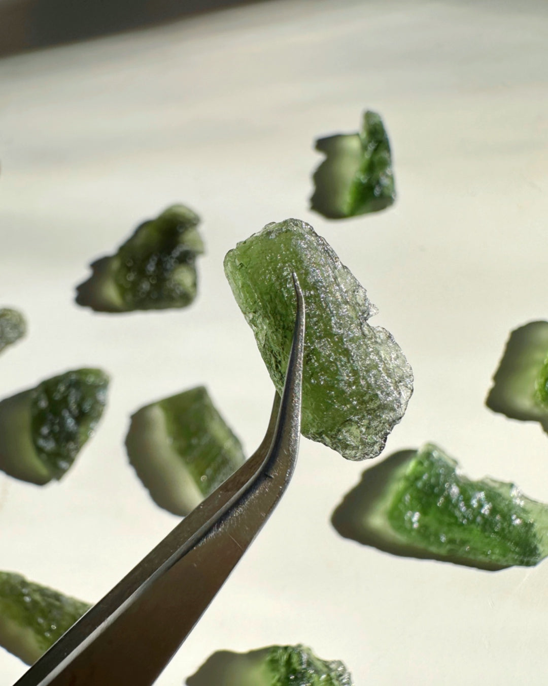 Chlum Moldavite #8 - AA –