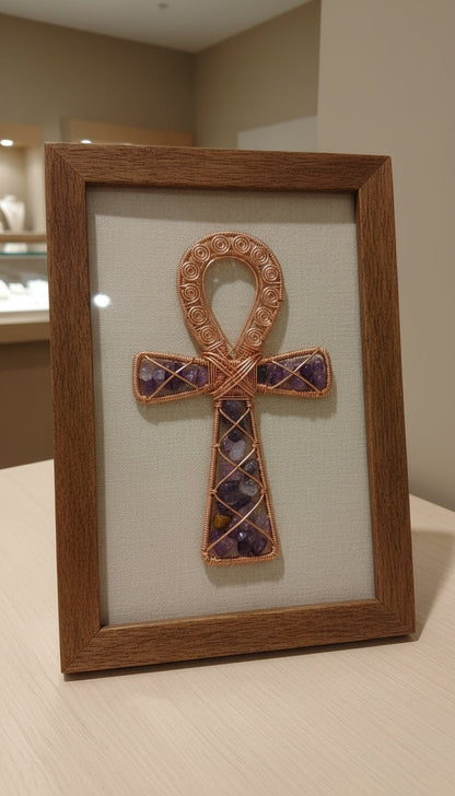 Unique Crystal and Copper Pictures / Wall Home Decor