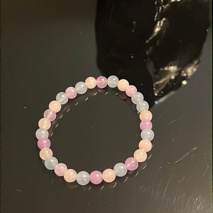 Purple Morganite Bracelet - emotional healing