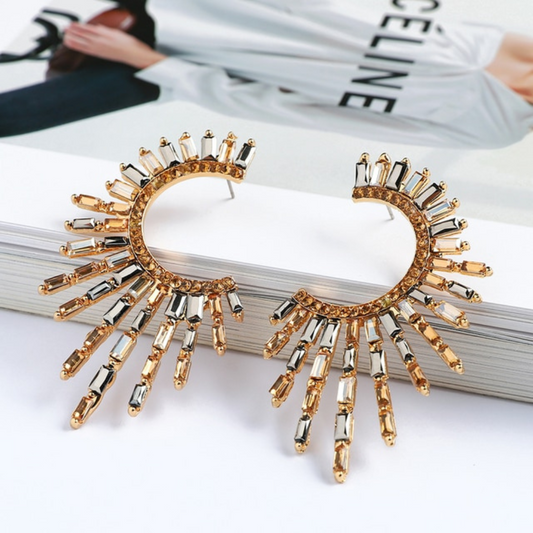 GOLD CELESTIAL EARRINGS (PAIR)