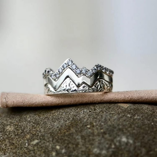 MOUNTAIN TOP RING (3 Pcs Set) –