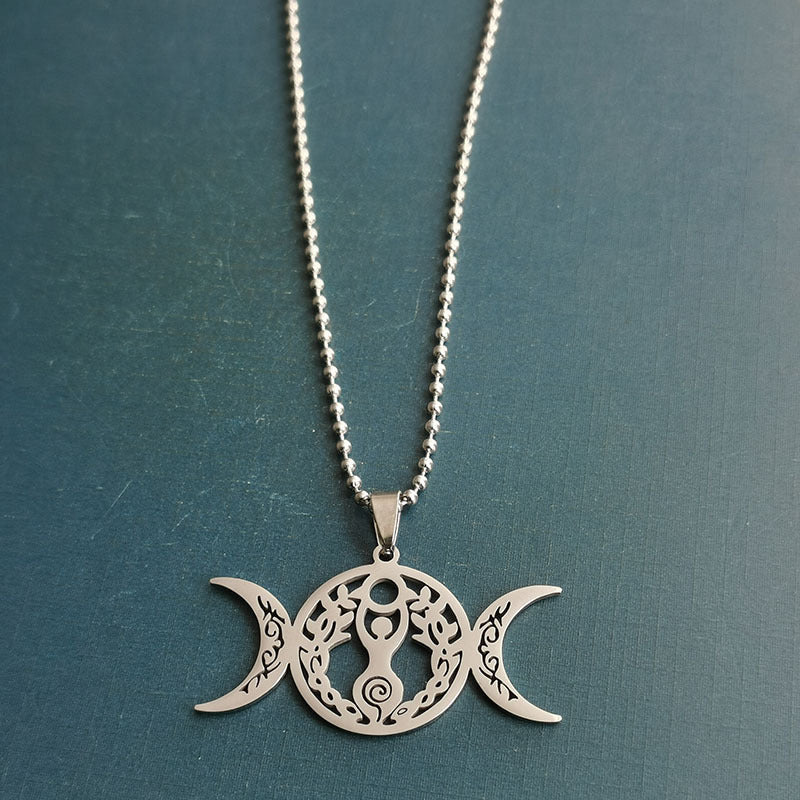 Triple Moon Celtic Knot Pendant
