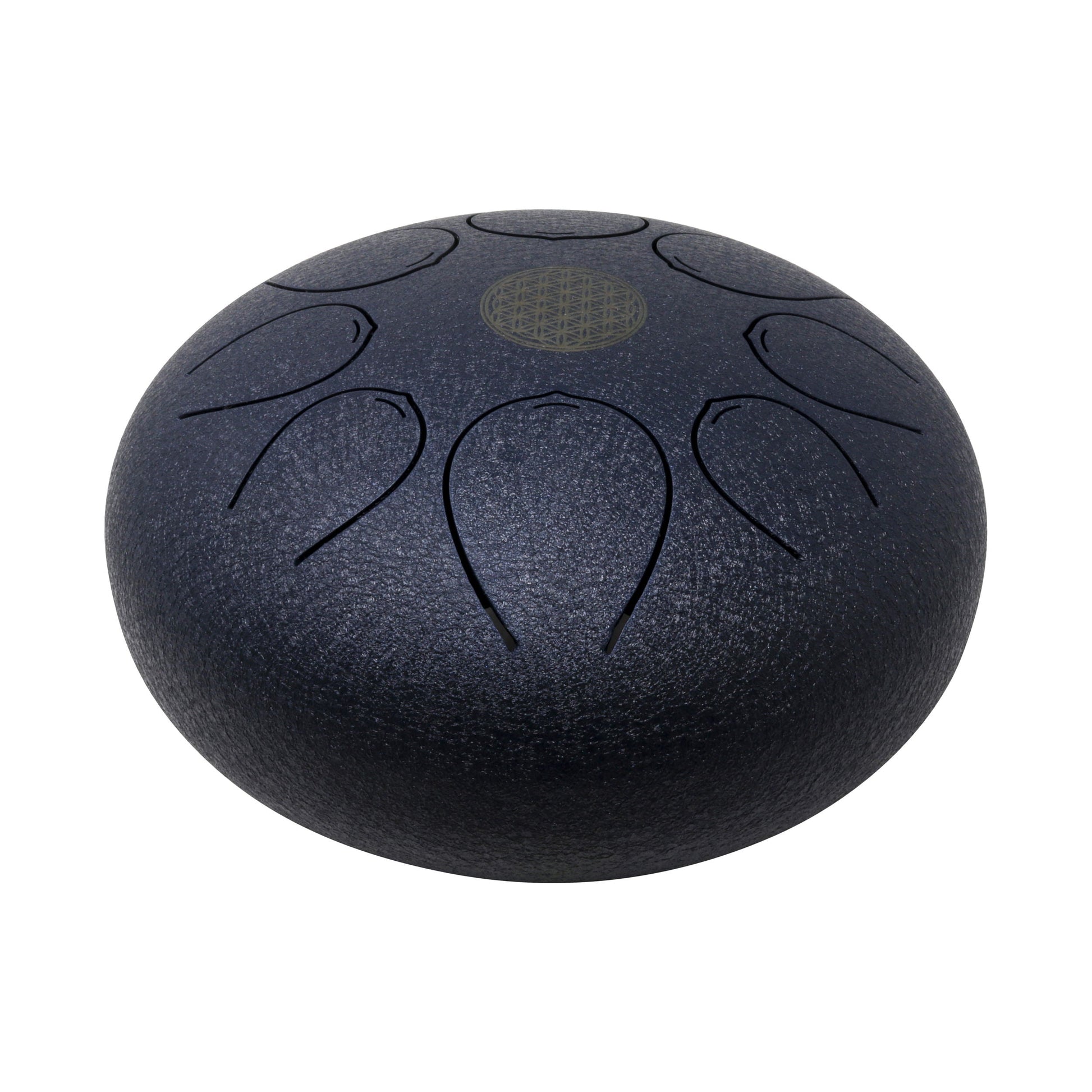 25cm Pentatonic Steel Singing Drum - Metal Dark Blue –
