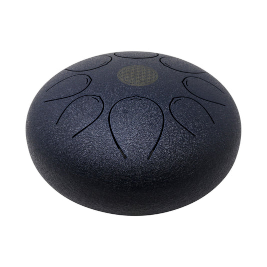 25cm Pentatonic Steel Singing Drum - Metal Dark Blue –
